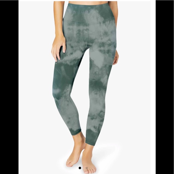 Beyond Yoga Pants - Beyond yoga Lux Sage Smoke High Waisted Legging